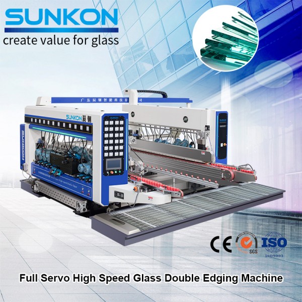 CGSZ2442 Full Servo High Speed Glass Double Edging Machine