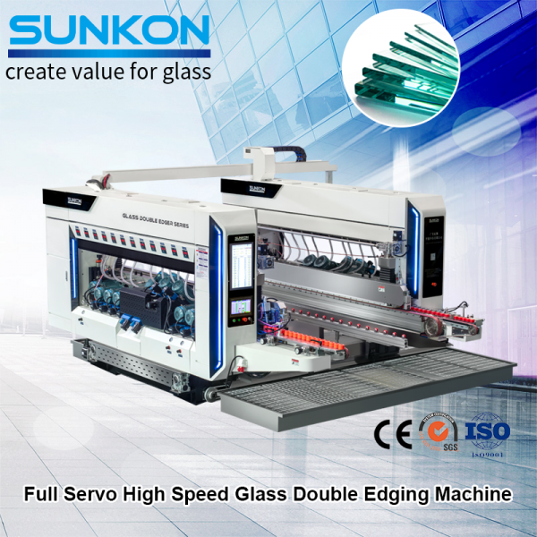 CGSZ2442 Full Servo High Speed Glass Double Edging Machine