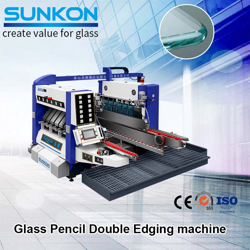 Factory For Glass Double Sides Edging Machines - CGSY1225 Glass  Pencil Double Edging  Machine – SUNKON