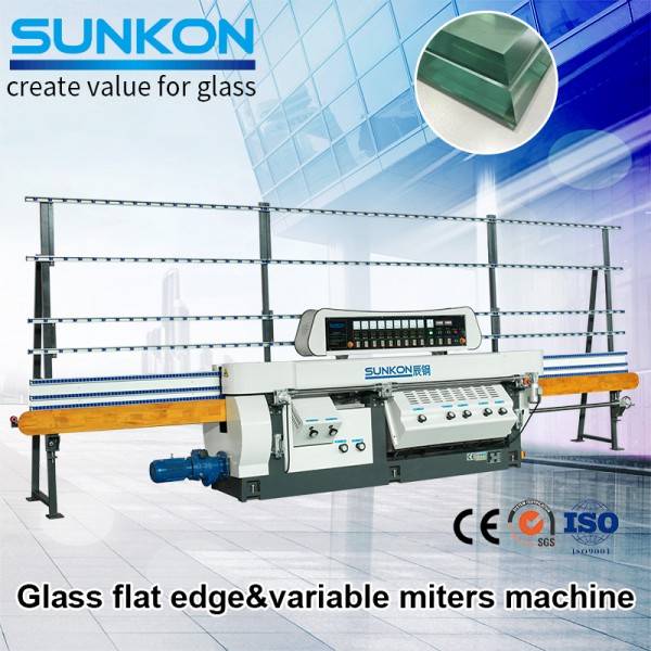 Factory Promotional China Glass Flat Edger Variable Miter Machine Professional Factory Ab