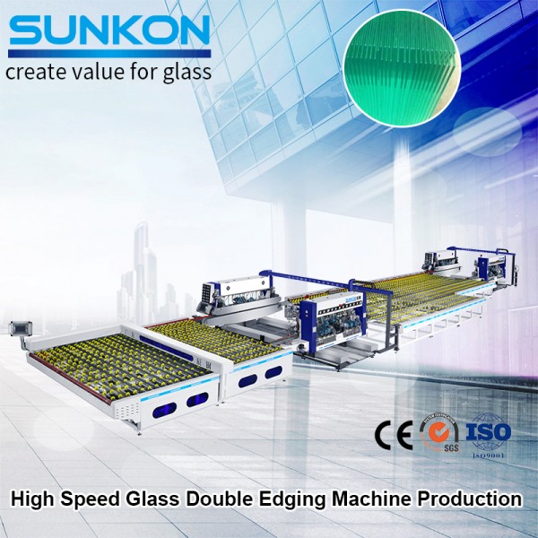 Low MOQ for Shower Glass Processing Machine - CGSZ4225-24 High Speed Glass Straight Line Double Edging Machine Production Line – SUNKON
