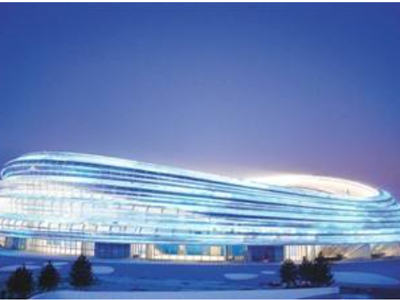 12000 pieces Solar photovoltaic glass provide steady Clean electric energy  for the National Speed Skating Oval