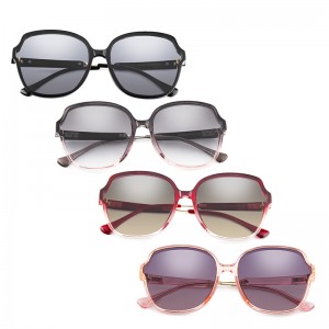Fashion Rectangle Sunglasses Creative Unisex Shades Sun Glasses With Metal Hinge