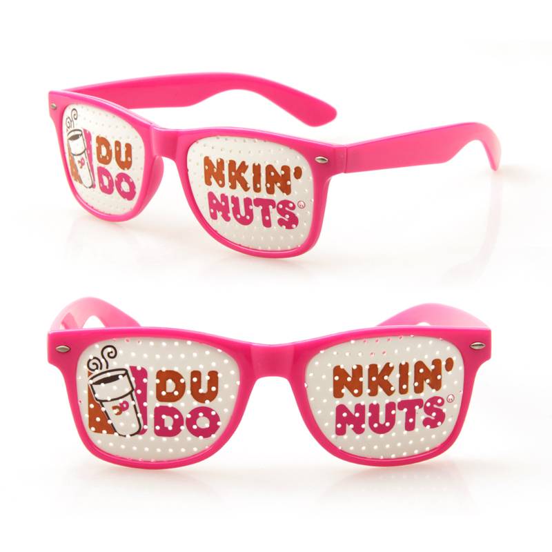 2019 Custom print plastic cheap pinhole sunglasses