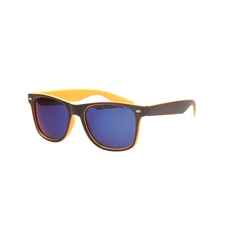 China Wholesale Men Glasses 2020 Factories –  Custom logo mirror bicolor sunglasses,promotion sunglasses – Baolai