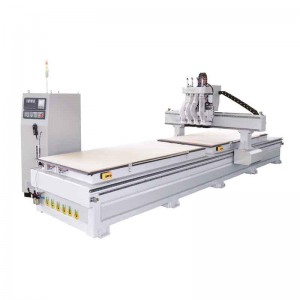 Cnc Router Wood Companies - Automatic Woodworking CNC Router Double Worktable Four Spindles – Gladline