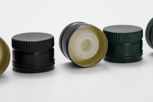 Factory Wholesale 31.5*24mm Screw Aluminum-plastic Cap for Olive Oil Pilfer Proof Cap