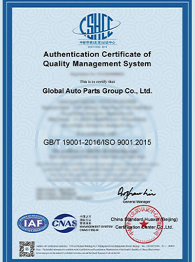 ISO9001 sertifikaat