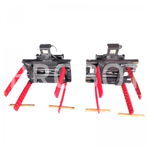 Efficient and durable forklift tire clamps for heavy loads