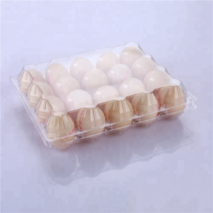 Free Sample Clear Plastic Egg Packaging Cartons Tray 20holes