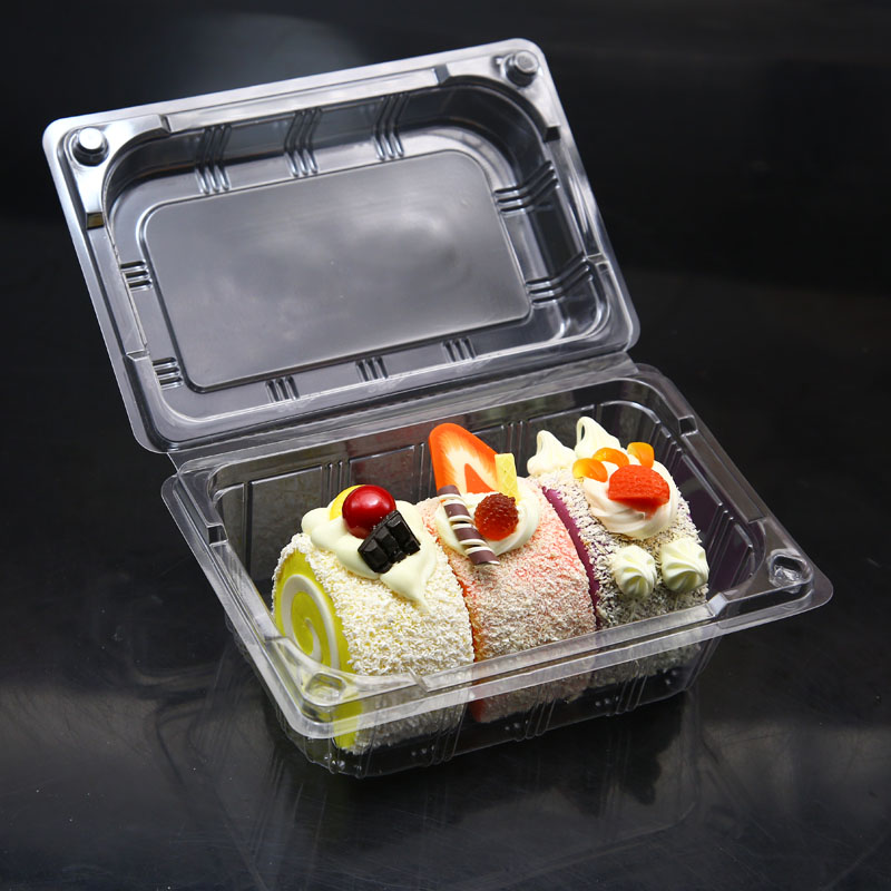 Can Be Customized rectangle  plastic blister PET food fruit clamshell container