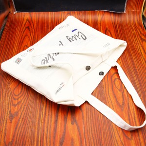 100% Cotton Canvas Shopping Tote Bag Reusable Grocery Bag