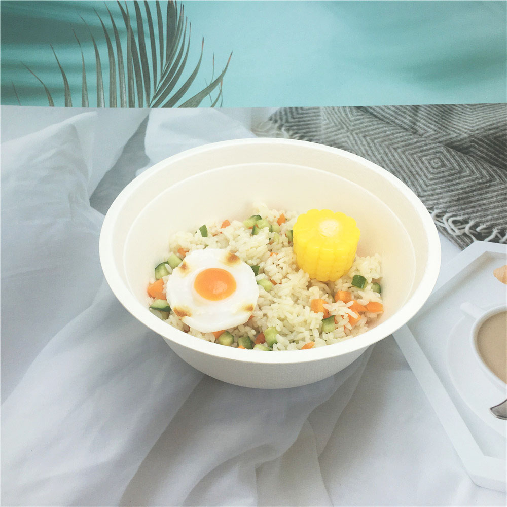 Disposable Eco-Friendly Sugarcane Bagasse Food Bowl Container