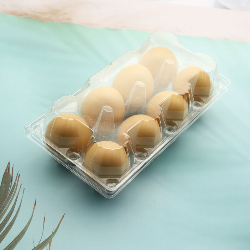 8holes Egg Plastic Packaging Tray
