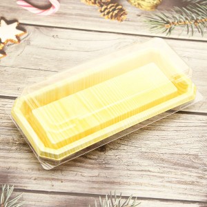Plastic Japanese Sushi Food Container Boat Bento Box/Tray