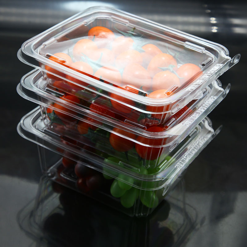 Plastic fruit clamshell Ripping Strip Lettuce Leakproof Packaging Box