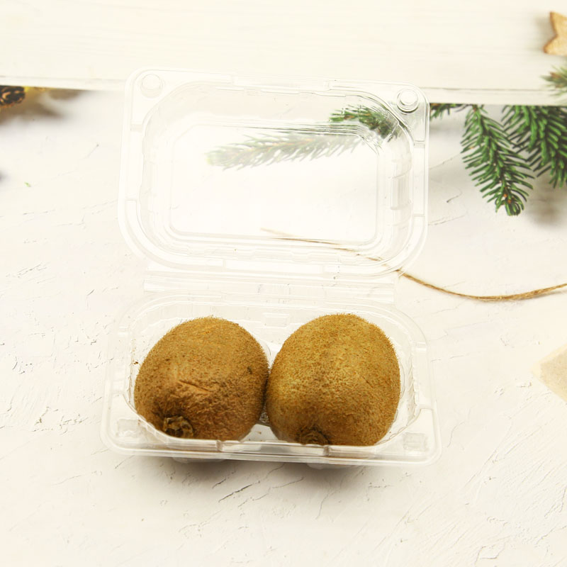 Blister plastic PET clear fruit clamshell packaging for kiwi