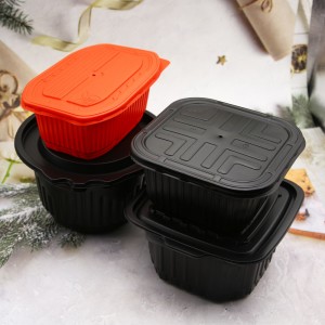 Disposable plastic PP take away food container box