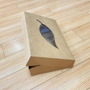 Recycled Kraft Folding Flat Corrugated Cardboard Packaging Box