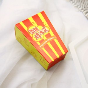 Customized paper cardboard French fries Packaging Boxes