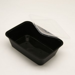 fast food plastic container bento lunch box with lid