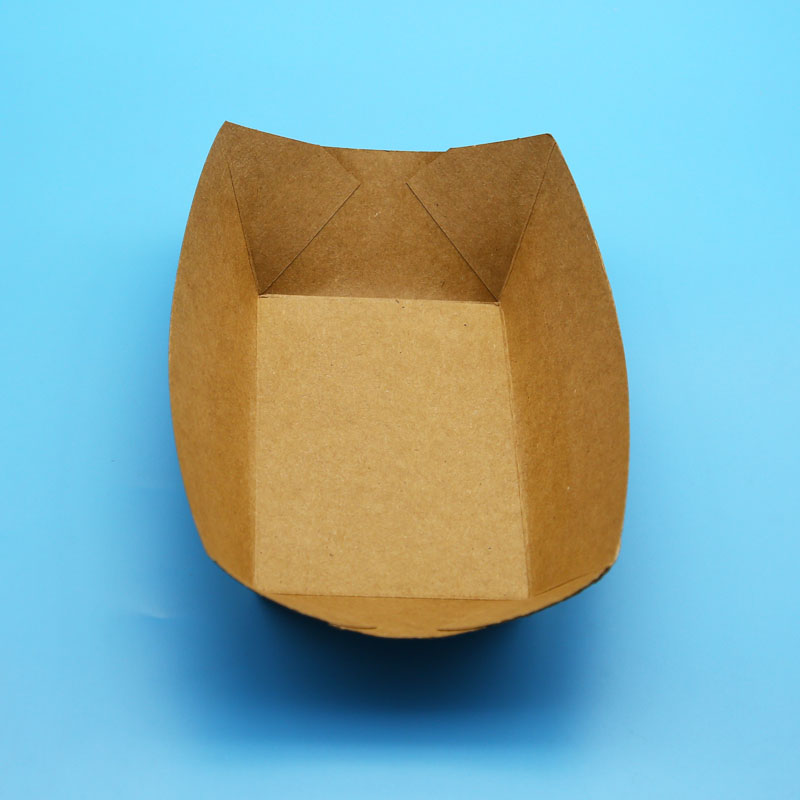 Wholesale disposable Kraft Paper Folding food Container