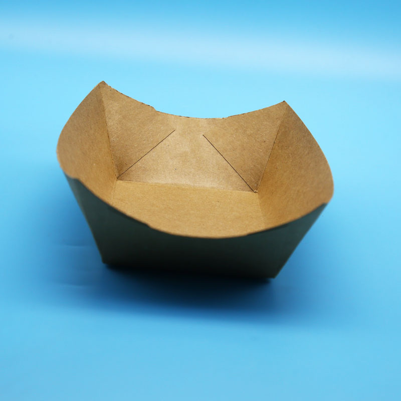 Wholesale disposable Kraft Paper Folding food Container