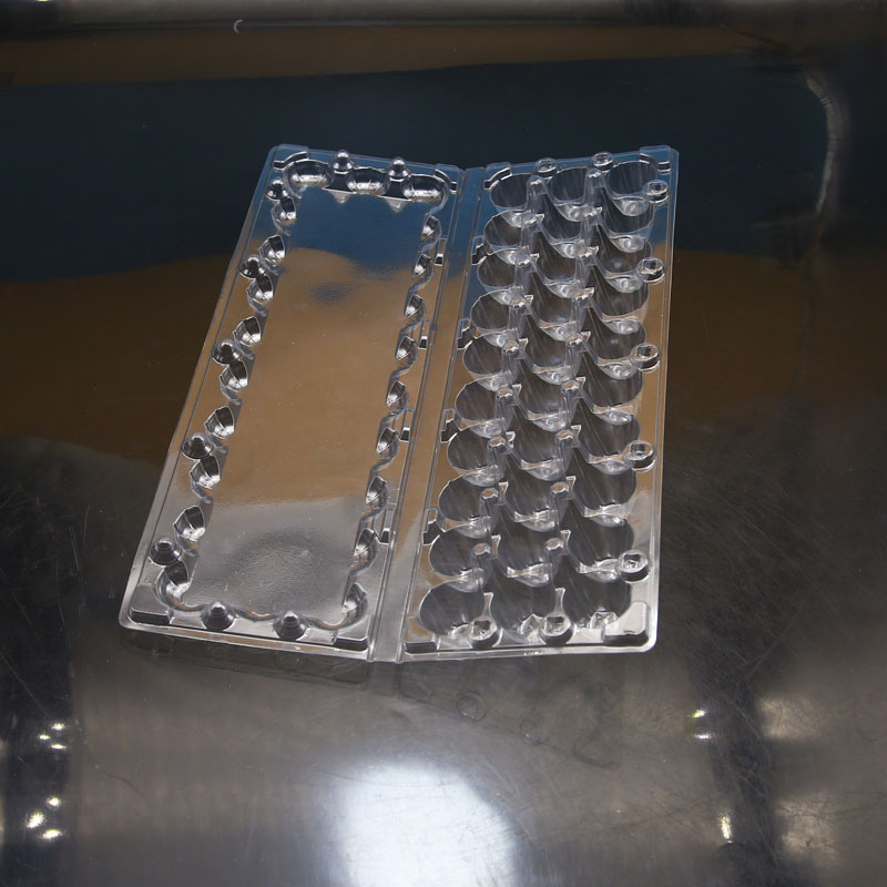 New design plastic clear PET 300 holes quail egg tray