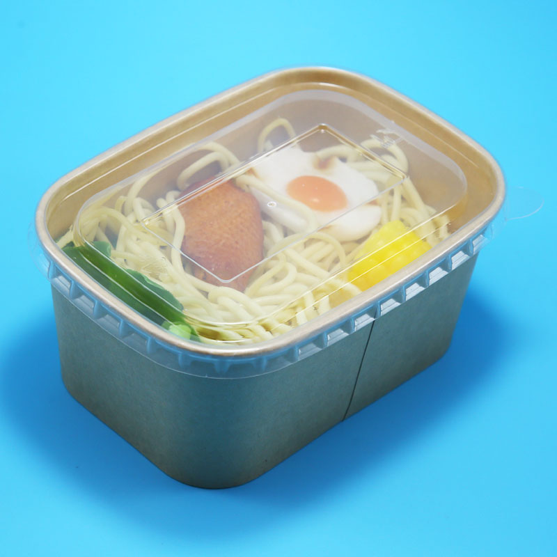 Disposable rectangle Take out Paper Box for Restaurant