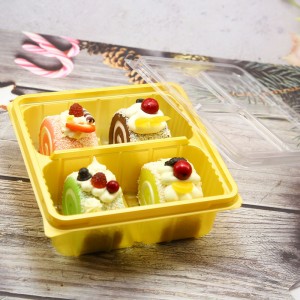 Food storage blister Cake Clamshell Container