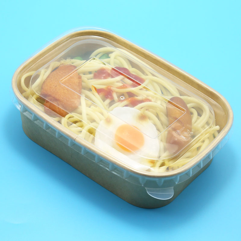 Disposable Kraft Paper Take-out food packaging container