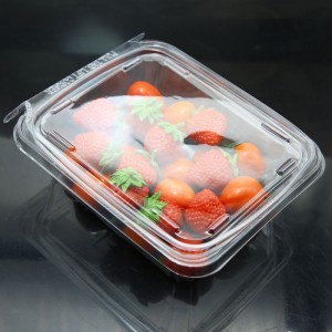 plastic PET temper evident with safe seal food container box