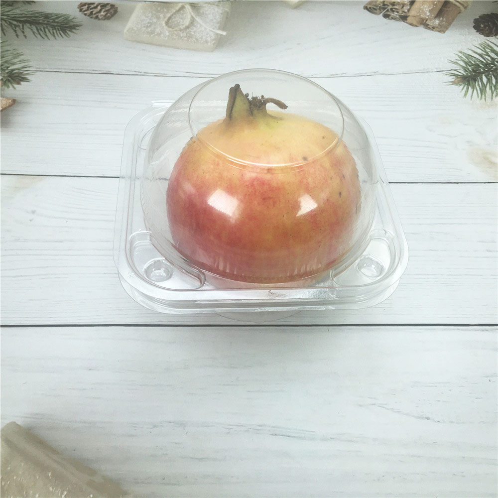 Plastic PET clear Apple Packaging Container