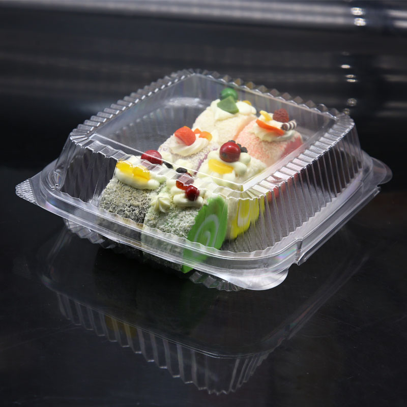 Disposable Plastic Customized Food Cake Containers