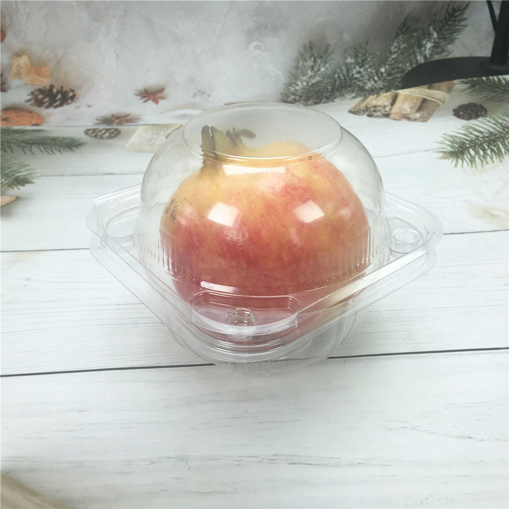 Plastic PET clear Apple Packaging Container
