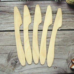 China Factory Eco Friendly Biodegradable Disposable Wooden Cutlery