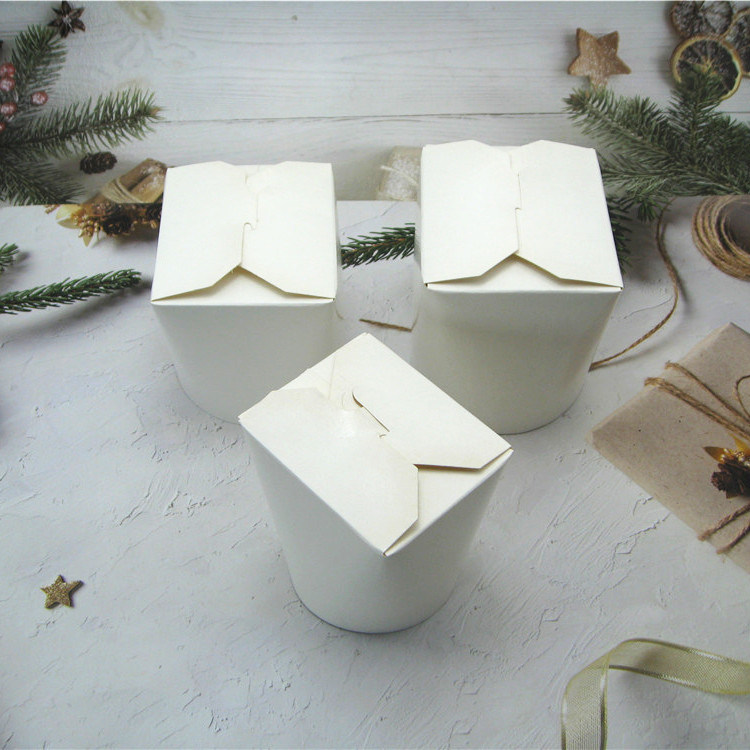 China Disposable Portable Kraft Paper Noodle Box