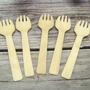 Disposable eco friendly disposble wooden cutlery