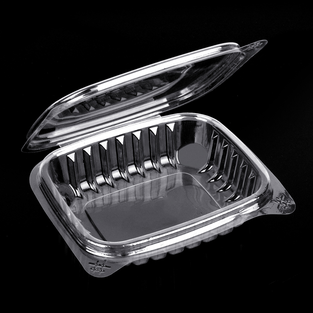 Clear plastic PET salad food container box Featured Image