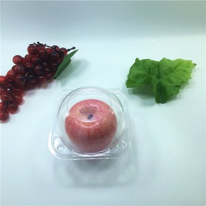 Made in China Apple Fruit clear plastic PET clamshell  for 3pcs