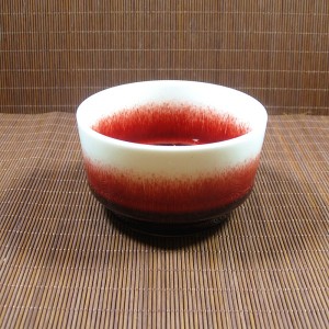 Hand Made Porcelain Tea Cups Red color