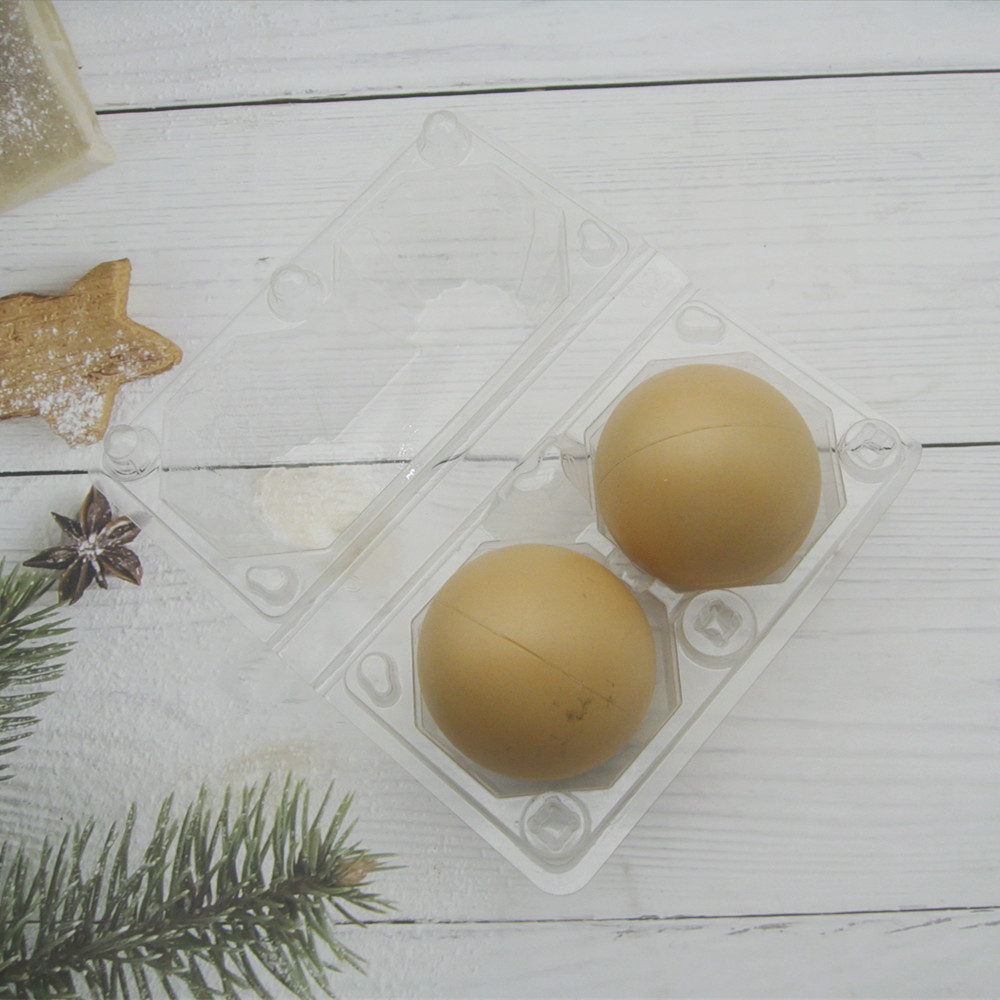 Professional Design Quail Egg Cartons Pulp - wholesale plastic PET chicken egg tray carton 2pcs – Globalink