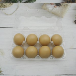 Disposable Plastic clear PET blister chicken egg tray