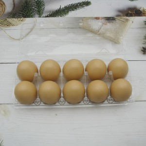 Wholesale price plastic clear chicken egg tray carton