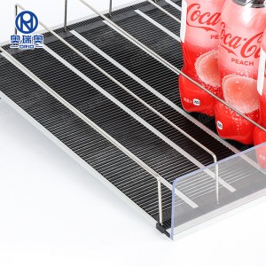 Ølautomat Cooler Drink Justerbar Roller Shelf Display