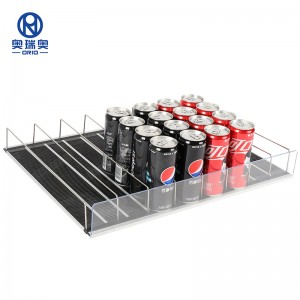 Auto Feed Roller Shelf Supermarket Bottled Drink Shelf Pusher System