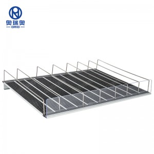 Refrigerator Gravity Roller Shelf System Shelves For Roller Mat