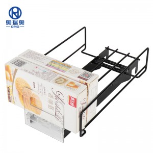 Adjustable advantage store metal display Auto Feed Spring loaded shelf pusher metal material long life