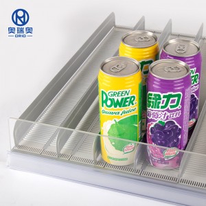 Customized Display Rack Roller Shelves Dividers Supermarket Smart Sliding Products