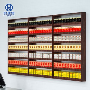 Good Quality Durable different sizes available cigarette display case Metal display Cabinet bottle drink display racks